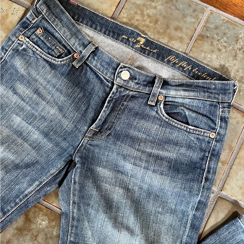 7 for All Mankind Flip Flop Bootcut Jeans size 28